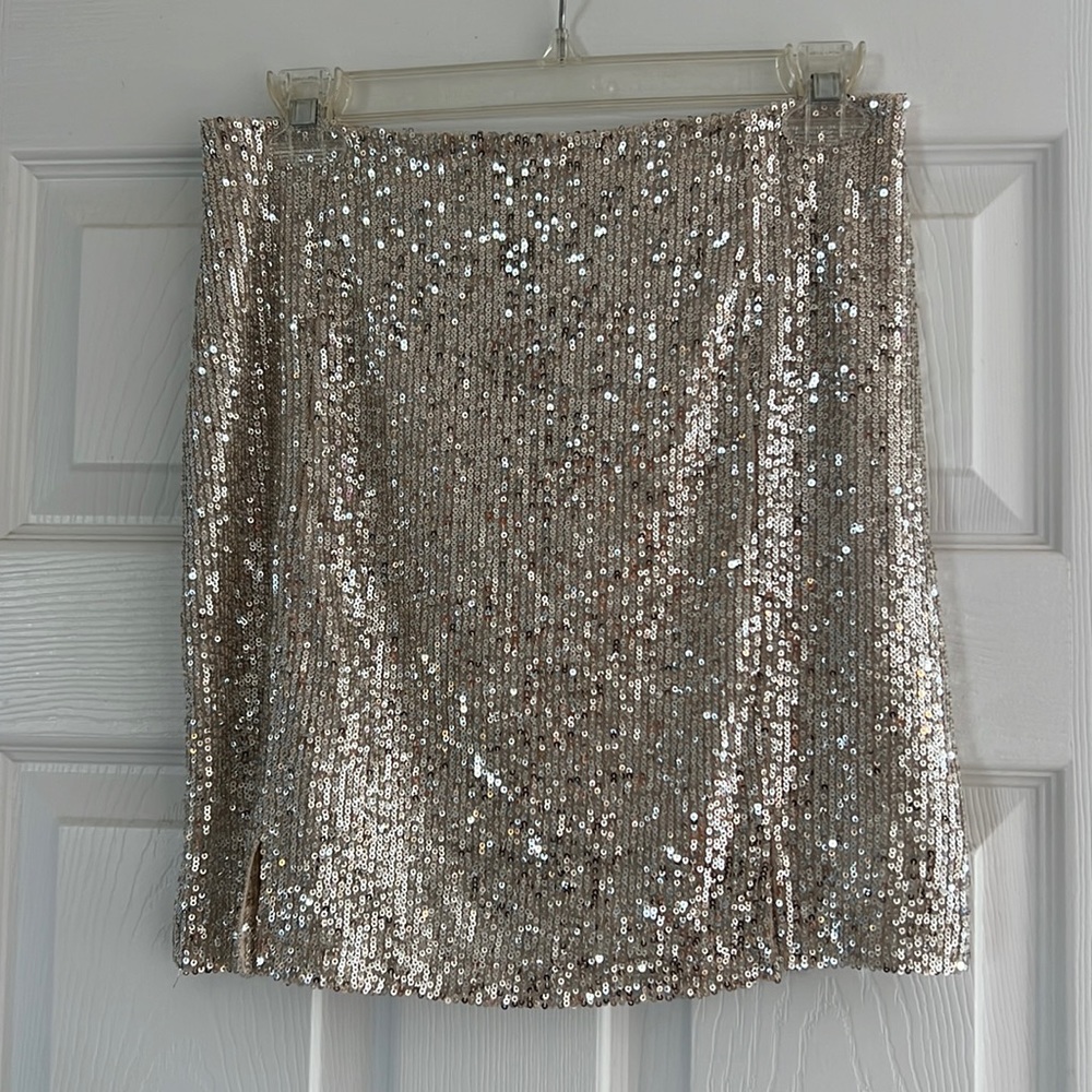 Sequin Mini Skirt